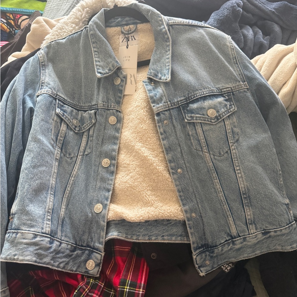 Zara Light Blue Denim Jacket